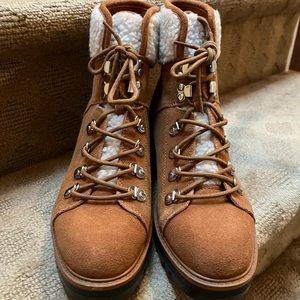 Marc Fisher Cognac Suede boots